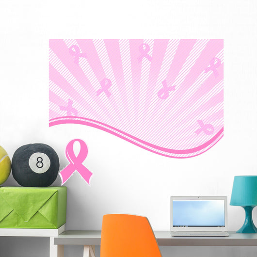 Vector Pink Ribbon Breast