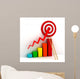Business Graph with Rising Wall Decal