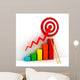 Business Graph with Rising Wall Decal