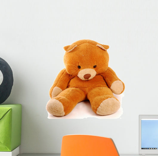 Teddy bear sitting Wall Decal