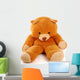Teddy bear sitting Wall Decal