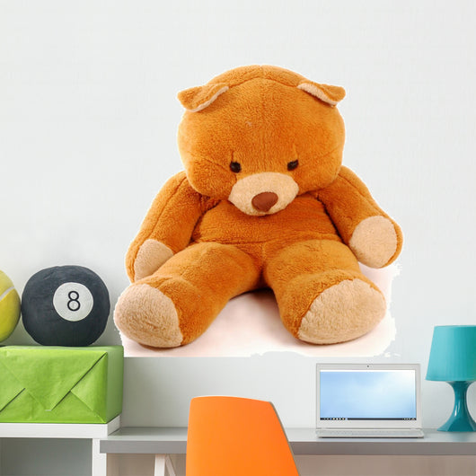 Teddy bear sitting Wall Decal