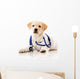 Little dog as a vet Wall Decal