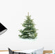 Fur Tree White Wall Decal
