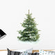 Fur Tree White Wall Decal