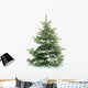 Fur Tree White Wall Decal