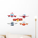 Aeroplanes Wall Decal
