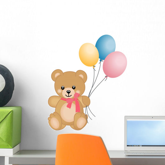 Cute Teddy Bear Flying
