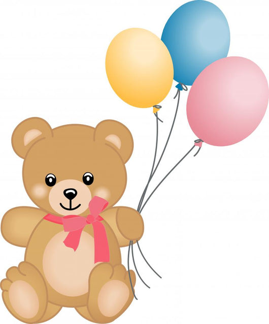 Cute Teddy Bear Flying