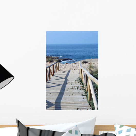 Road to the Sea Wall Mural