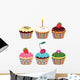 Simple Birthday Cupcake Wall Decal