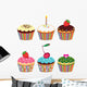 Simple Birthday Cupcake Wall Decal