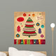 Vintage Christmas Vector Card