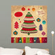 Vintage Christmas Vector Card