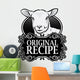 Original Recipe Lamb Royal Seal, Badge Wall Decal