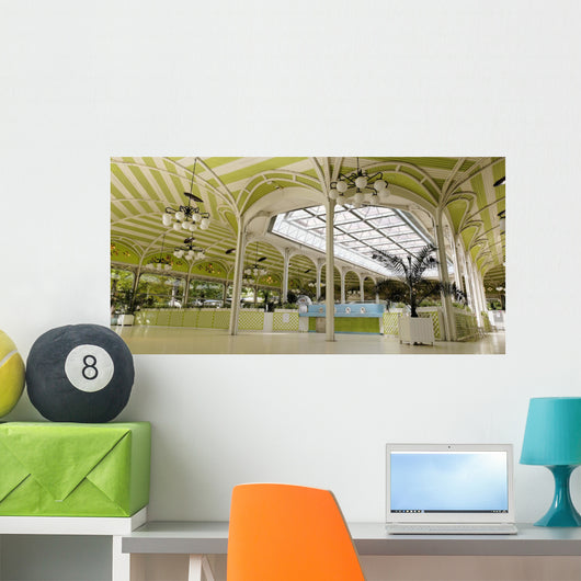 Gingham source célestin Wall Mural