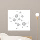 Molecule background Wall Decal