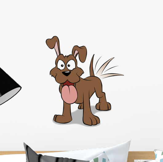 Happy Puppy Wall Decal