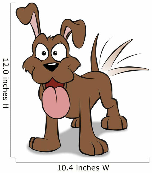 Happy Puppy Wall Decal