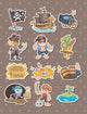 Pirate Stickers