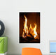 Fireplace Flames Wall Mural