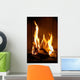 Fireplace Flames Wall Mural