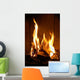 Fireplace Flames Wall Mural