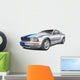Silver Muscle Car Wall Decal