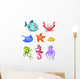 Underwater Set Wall Decal Sticker Set