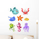 Underwater Set Wall Decal Sticker Set