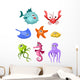 Underwater Set Wall Decal Sticker Set