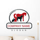 four animals logo Wall Decal