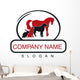 four animals logo Wall Decal