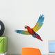Scarlet Macaw Flying 2 Wall Decal