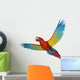 Scarlet Macaw Flying 2 Wall Decal