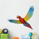 Scarlet Macaw Flying 2 Wall Decal