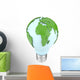 Light Bulb and World Wall Decal