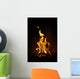 Fireplace Flames Wall Mural