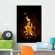 Fireplace Flames Wall Mural