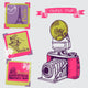 Vintage Camera with Europe