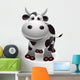 cute cow cartoon Wall Decal