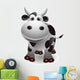 cute cow cartoon Wall Decal