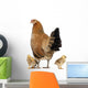Hen with Its Chicks Wall Decal