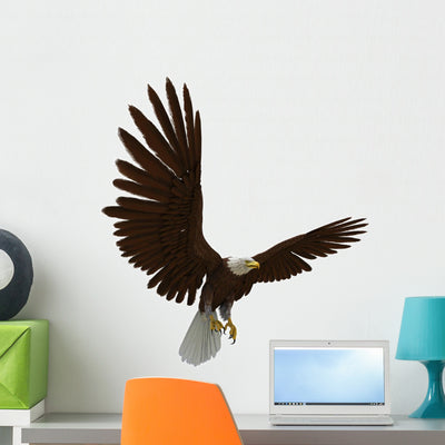 Eagle shown on a wall