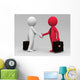 Shaking Hands Wall Mural