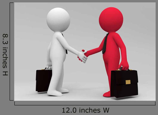 Shaking Hands Wall Mural