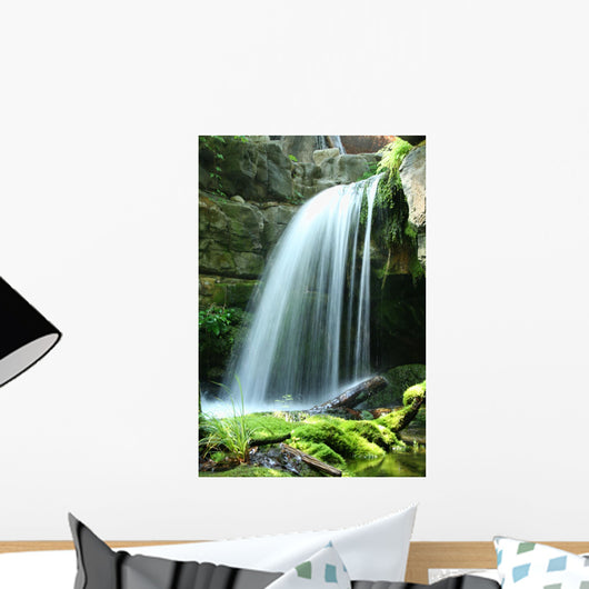 Mountain Stream Waterfall Wall Mural