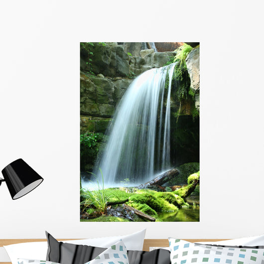 Mountain Stream Waterfall Wall Mural