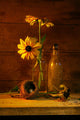Yellow flower still life Wall Mural