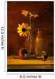 Yellow flower still life Wall Mural